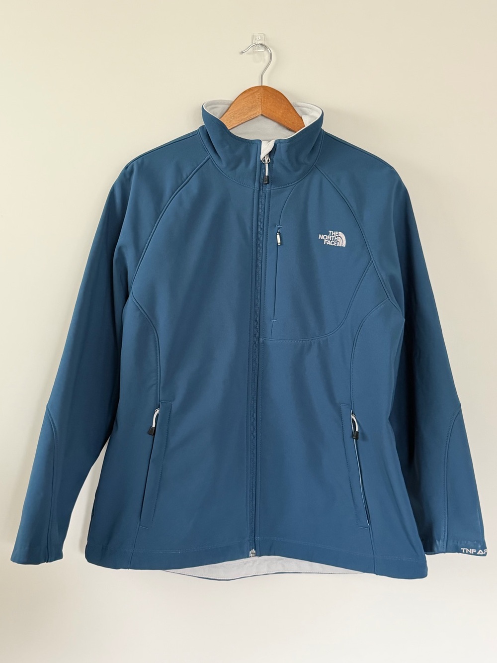 The North Face Apex Bionic Softshell Jacket Teal Blue XL - Picture 5 of 15